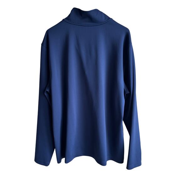 Pebble Beach Fairway & Greene Tech Quarter Zip Pullover Blue XXL - Picture 6 of 9
